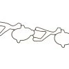 Sierra 18-1283 Molded Intake Port Gasket -Cheap Sierra Store 18 1283