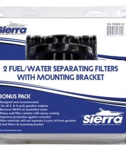 Sierra 18-7852-2 1/4inch Aluminum Marine Fuel Water Separator Kit For Johnson/Evinrude Outboard Motor