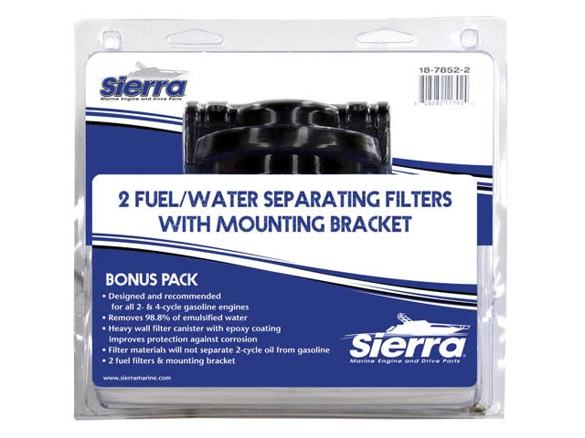 Sierra 18-7852-2 1/4inch Aluminum Marine Fuel Water Separator Kit For Johnson/Evinrude Outboard Motor 3 Sierra 18-7852-2 1/4inch Aluminum Marine Fuel Water Separator Kit For Johnson/Evinrude Outboard Motor