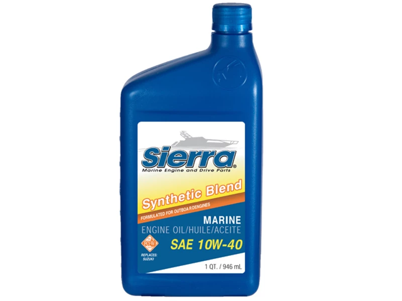 Sierra 18-9551-2 10W-40 FC-W Semi Synthetic Oil 1 Quart 3 Sierra 18-9551-2 10W-40 FC-W Semi Synthetic Oil 1 Quart