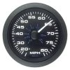 Sierra 62723P Black Premier Pro Speedometer Kit 3in 80mph