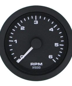 Sierra 62724P Black Premier Pro Tachometer 6K 3in Cs1