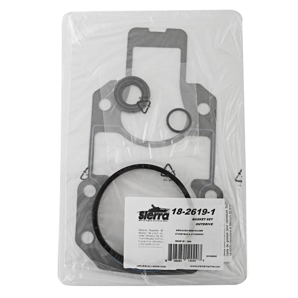 Sierra 18-2619-1 Outdrive Gasket Set 3 Sierra 18-2619-1 Outdrive Gasket Set