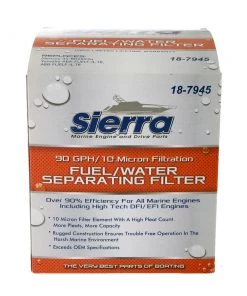 Sierra 18-7945 10 Micron Fuel Water Separator For Mercury/MerCruiser And Yamaha