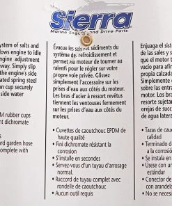 Sierra 18-8999 Marine Rectangular Dual Feed Flusher Cup