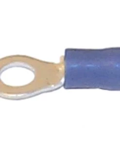 Sierra EC04130 Insulated Ring Terminals For 16-14 Gauge Wire 10 Pack Blue Size 10