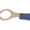 Sierra EC04200 Insulated Ring Terminals For 16-14 Gauge Wire 3/8in - 10 Pack Blue