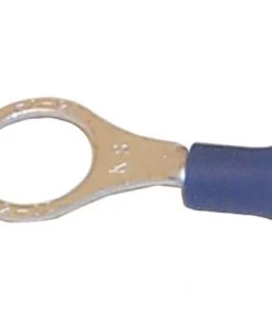 Sierra EC04200 Insulated Ring Terminals For 16-14 Gauge Wire 3/8in - 10 Pack Blue