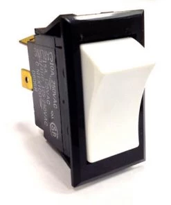 Sierra RK40140W Non-Corrosive Standard Off-On SPST Rocker Switch With Actuator And Face Plate